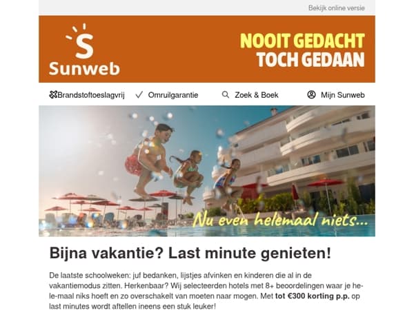 Staat jouw vakantiemodus al aan?