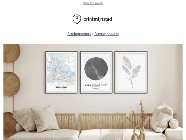 Nieuwe maand, nieuwe muren – 20% korting 🌟