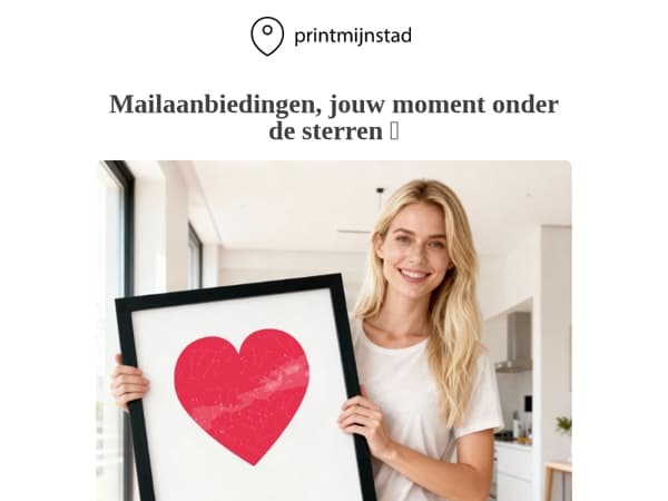 Nieuw: De Hart Sterrenposter ❤️