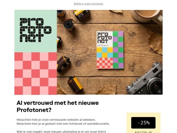 Al vertrouwd met het nieuwe Profotonet?
