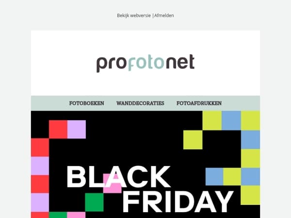 Black Friday: 25% korting!