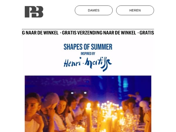 Geïnspireerd door Matisse 🐚 Zomerse vormen