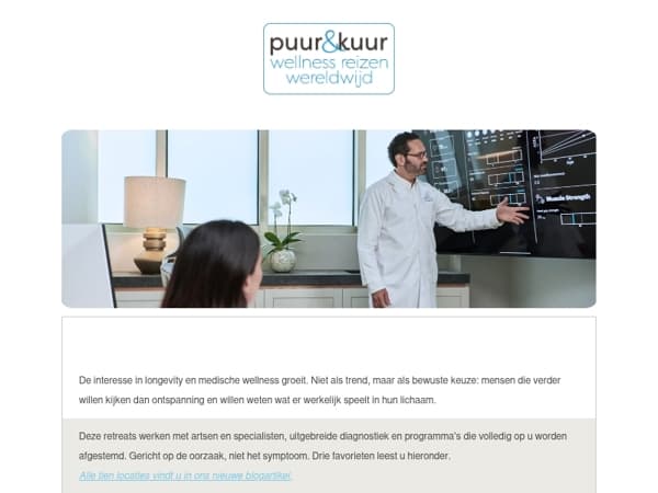 Gezondheid als bewuste keuze: de 10 beste medische wellness retreats