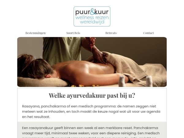 Welke ayurvedakuur past bij u: rasayana, panchakarma of medisch