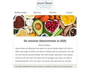 De mooiste detoxretreats in 2025