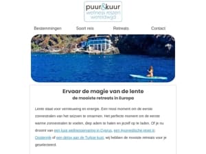 Ervaar de magie van de lente: De mooiste retreats in Europa