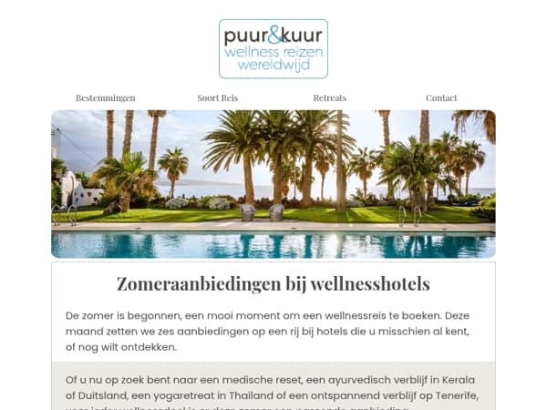 Deze zomer tot 25% korting en gratis nachten