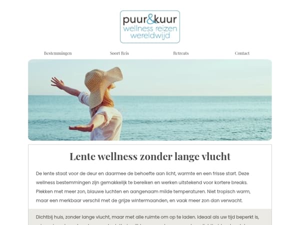 Waar de lente al begonnen is | Wellness zonder lange vlucht