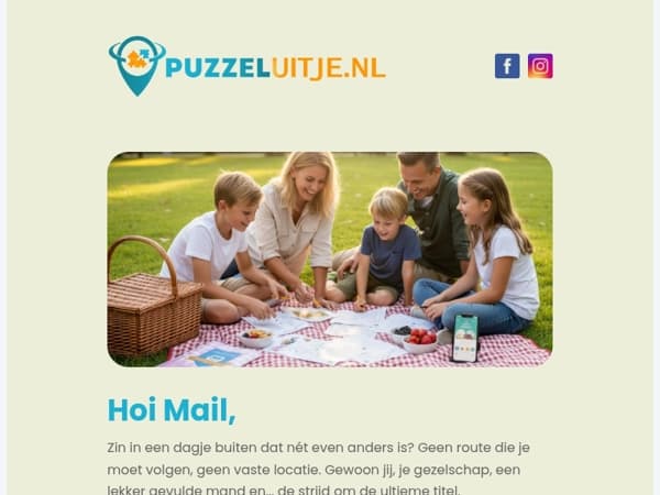 Nieuw: Het Picknickuitje 🧺 . Het leukste dagje uit met een picknickkleed!