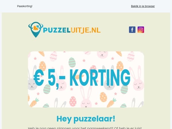Paasplannen 🐣? Wij hebben iets leukers dan eieren 🧺 zoeken!