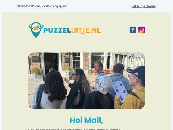 Pasen zonder plannen? Dat lossen we op 🐣