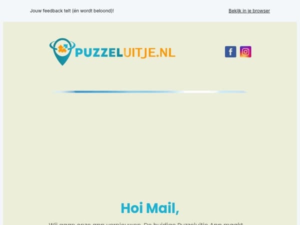 We vernieuwen onze app, en zoeken 6 serieuze testers!