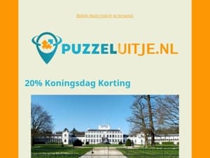 Koningsdag Korting 👑