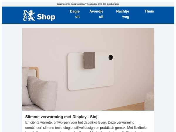 Efficiënte warmte, ontworpen voor het dagelijks leven