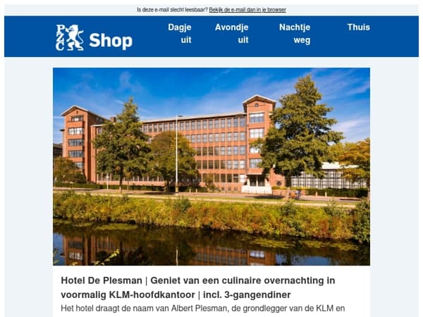 Geniet van een culinaire overnachting in het voormalig KLM-hoofdkantoor