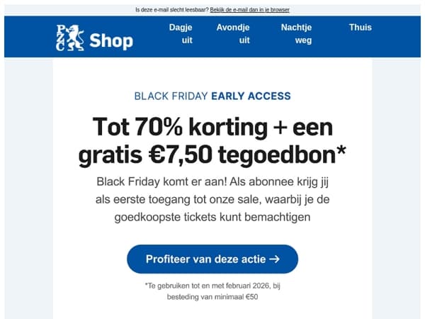 Black Friday komt eraan