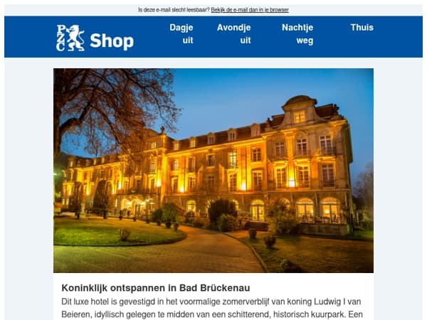 Overnacht in het voormalige zomerverblijf van koning Ludwig I van Beieren