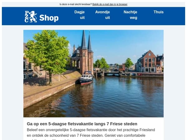 Ga op 5-daagse fietsvakantie in Friesland