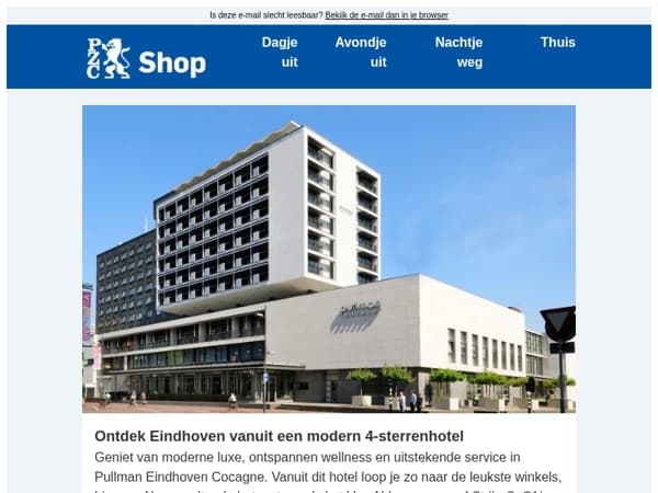 Ontdek Eindhoven vanuit een 4-sterrenhotel﻿