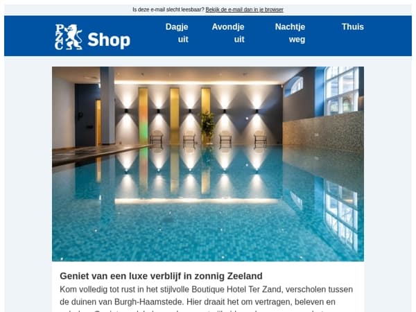 Geniet van een luxe verblijf in zonnig Zeeland