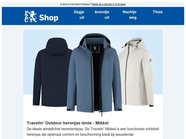 Bekijk onze nieuwe outdoor collectie, ideaal voor de lente