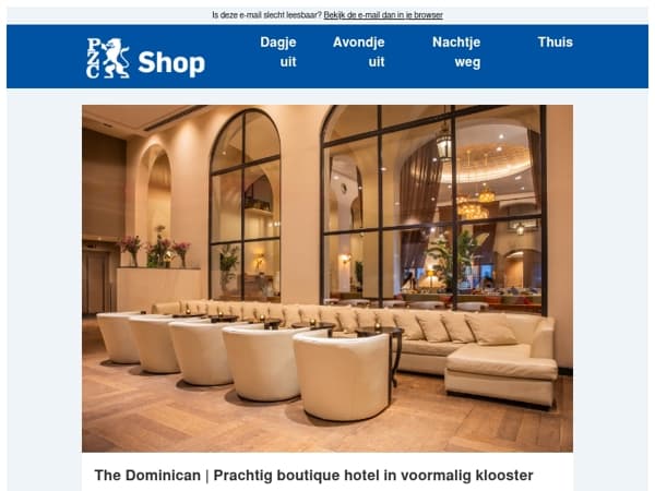 Overnacht in een prachtig boutique hotel in een voormalig klooster