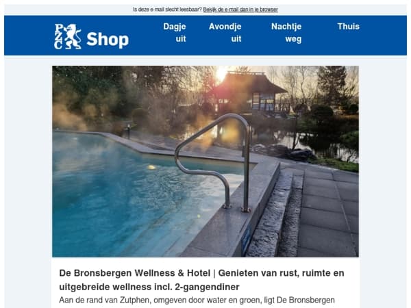 Neem even afstand van de dagelijkse drukte