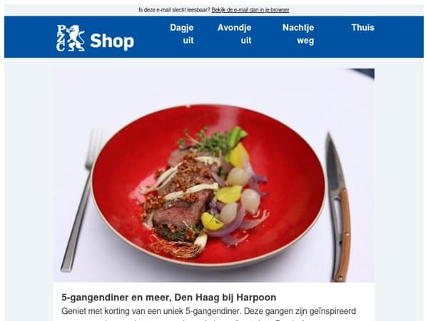 Ga ook na kerst heerlijk samen dineren met korting