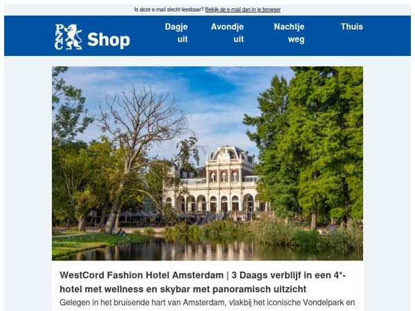 Verblijf in hartje Amsterdam in een trendy hotel