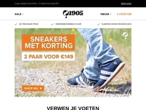 👟 👕 Sneaker-en t-shirt deals!