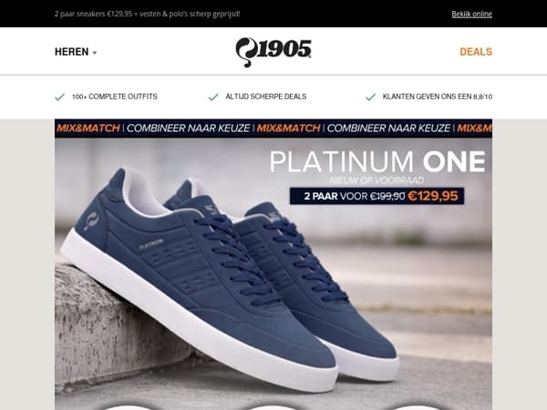 Bestseller sneakers terug op voorraad!