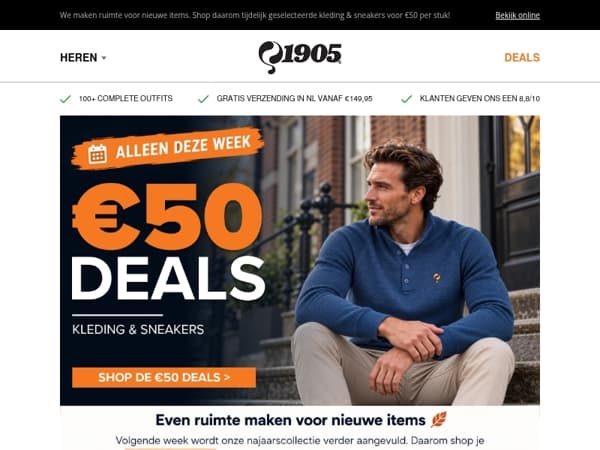 Najaarsfavorieten voor €50 | Alleen deze week 🔥