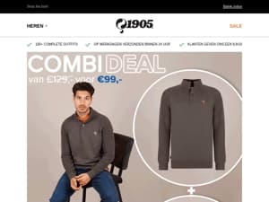 COMBIDEAL 2 voor €99!