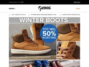 Tijd voor nieuwe stappen: boots nu tot 50% korting 🥾