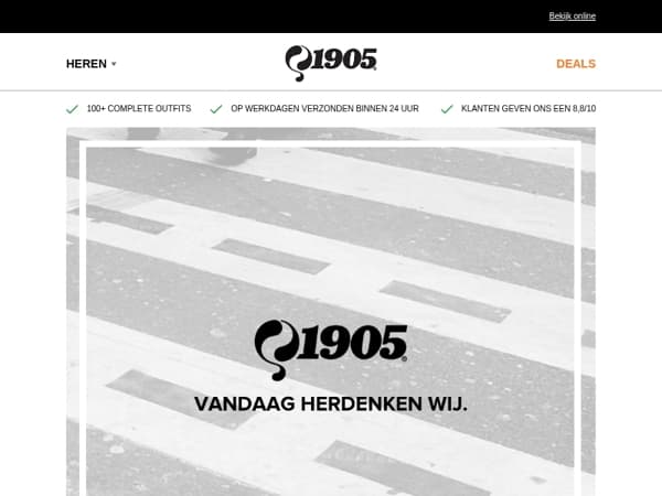 Vandaag herdenken wij