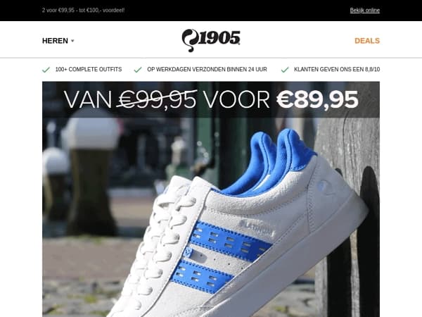 NIEUWE SNEAKERS €69,95 - €79,95