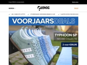 New arrival: Typhoon Sp sneakers!