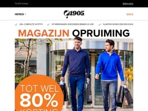 Laatste maten, hoogste kortingen🔥