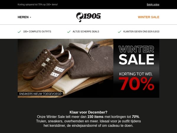 Winter Sale! Is jouw Decemberlook al compleet?