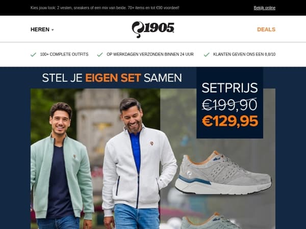 Nieuwe kleuren sweat! Mix&Match 2 voor €129,95.