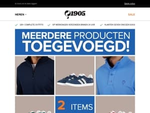 Meerdere items toegevoegd! op = op! 💥