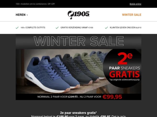 2e paar gratis: nieuwe sneakers toegevoegd! 👟