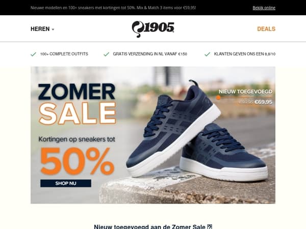 Nieuwe sneakerdeals in de Zomer Sale 👟