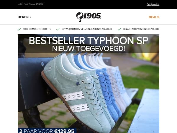 NIEUW TOEGEVOEGD - Typhoon sp pastel kleuren