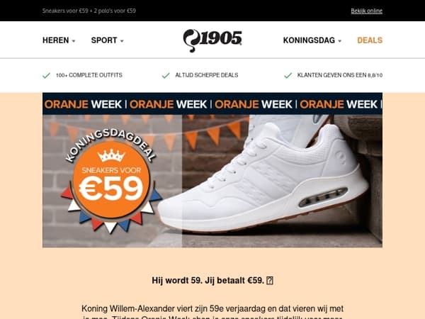 €59 deals die je niet wilt missen 👑