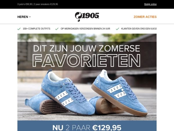 Shop jouw zomerse favorieten met korting!