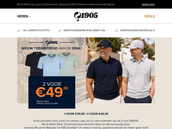 Nieuwe items toegevoegd aan de 2 voor €49,95 deal ☀️