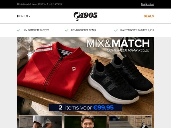 Nieuwe sneakers & overshirts nu in de deal!