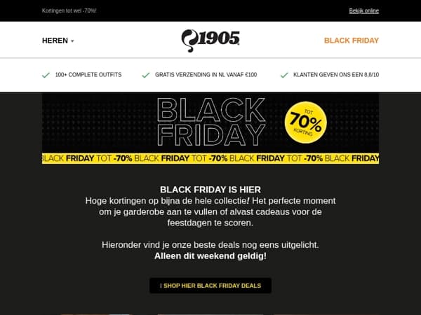 Black Friday is hier!