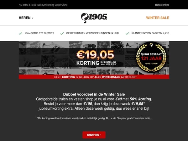 Winter Sale ❄️ 50% korting op warme truien en boots!